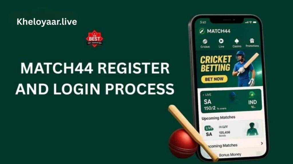 Match44 Register & Login